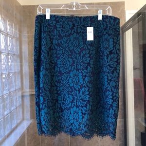 Banana Republic lace skirt